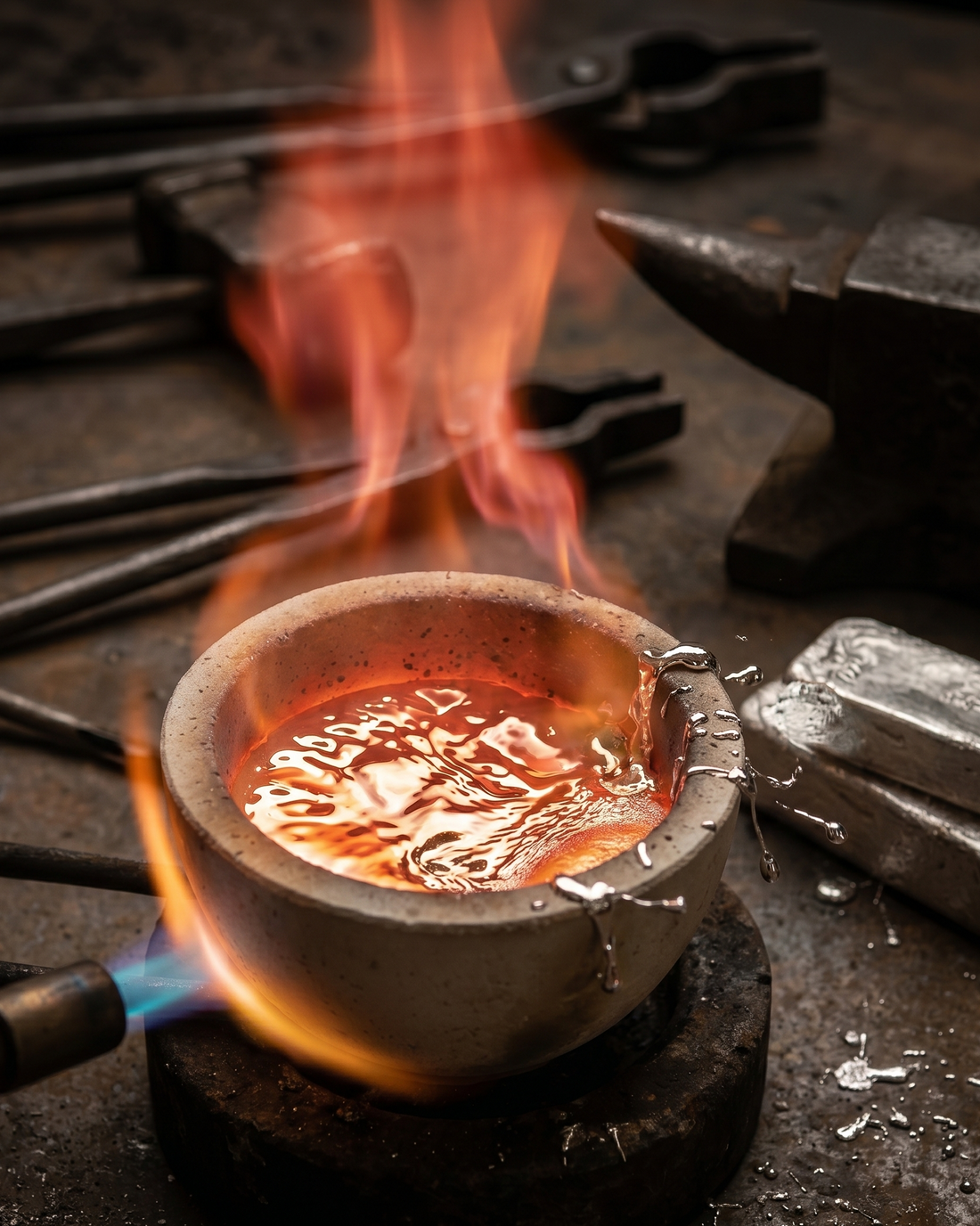 Sterling Silver.